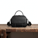 Teresa | Classic Minimalist Shoulder Bag – front view
