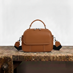 Teresa | Classic Minimalist Shoulder Bag – front view