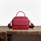 Teresa | Classic Minimalist Shoulder Bag – front view