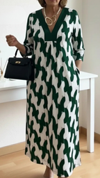 Thessavine Elegant Maxi Dress – back view