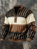 Thomas Retro Half-Zip Sweatshirt – front view