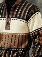 Thomas Retro Half-Zip Sweatshirt – back view
