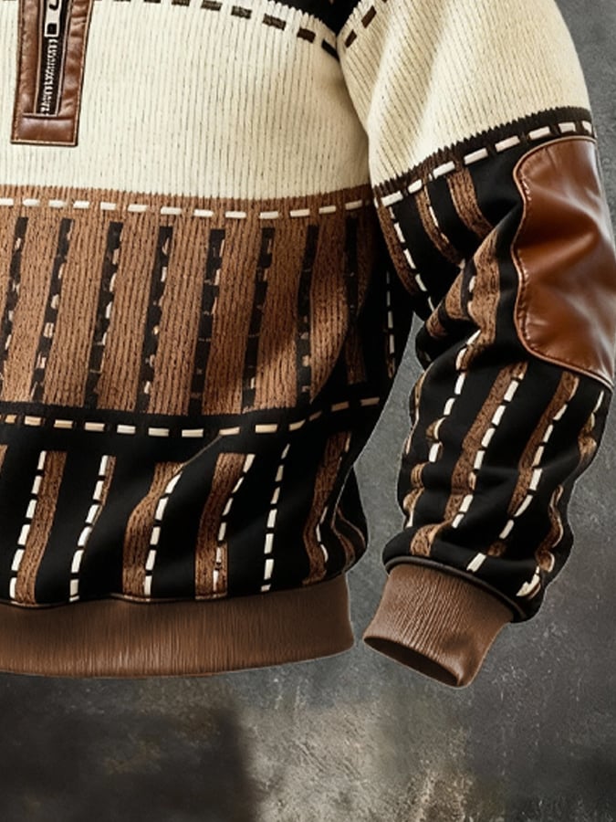 Thomas Retro Half-Zip Sweatshirt – detail view