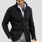 Thorne Blazer Cardigan knit detail close-up
