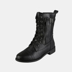 Tina Round Toe Fall Boots – side view