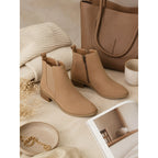 Vivica | Pointed-Toe Block Heel Ankle Boots – detail view