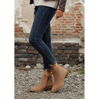 Vivica | Pointed-Toe Block Heel Ankle Boots – styled view