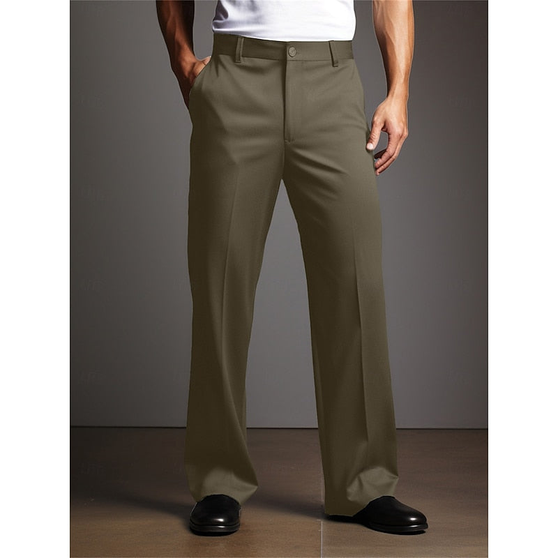 Warren | Tailored Straight-Leg Trousers – front view
