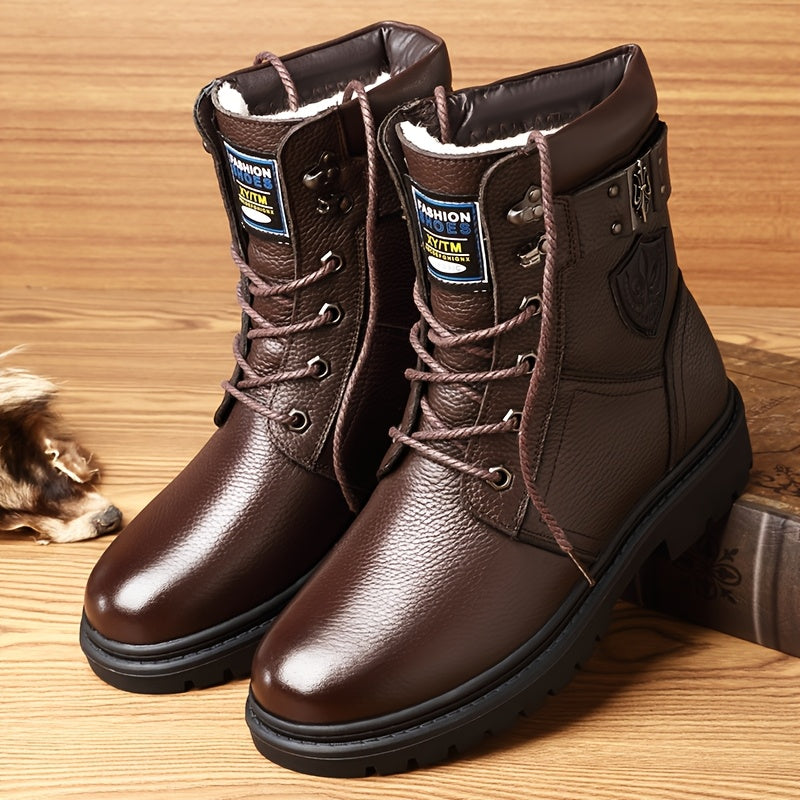 Waylon | Rugged Cold-Weather Boots – front view