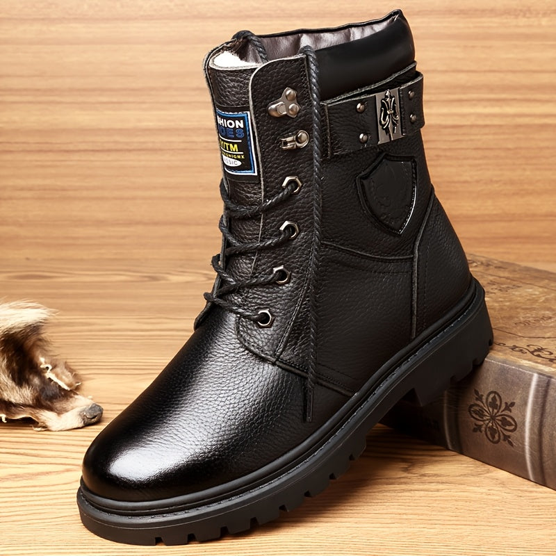 Waylon | Rugged Cold-Weather Boots – side view