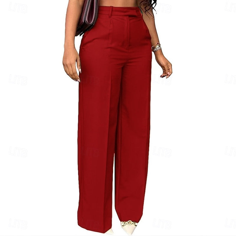 Wendeline | Tailored High-Waist Trousers – front view
