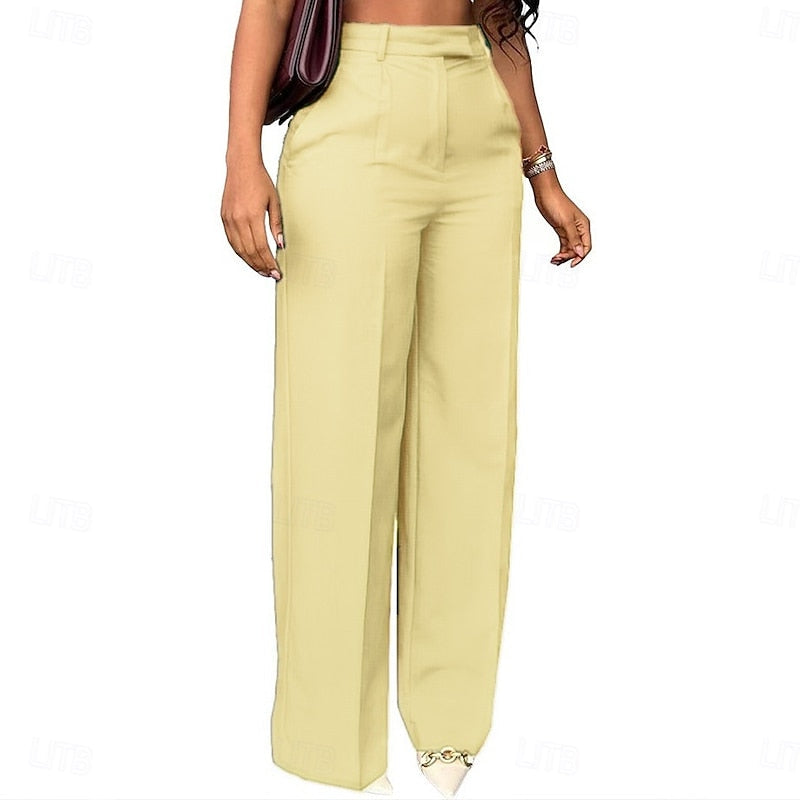 Wendeline | Tailored High-Waist Trousers – front view