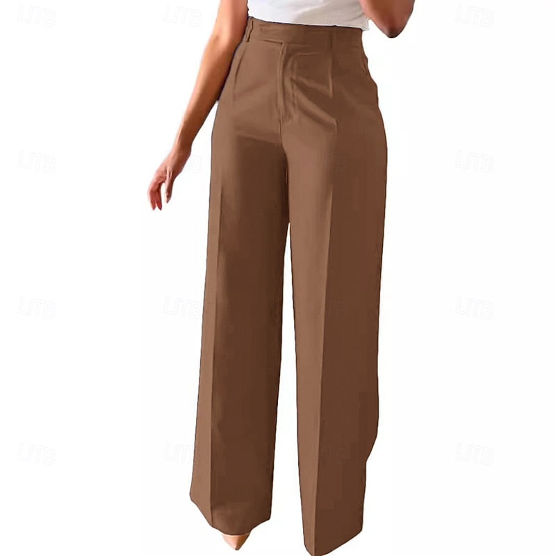 Wendeline | Tailored High-Waist Trousers – front view