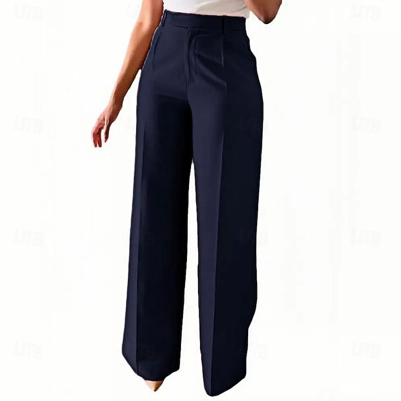 Wendeline | Tailored High-Waist Trousers – front view