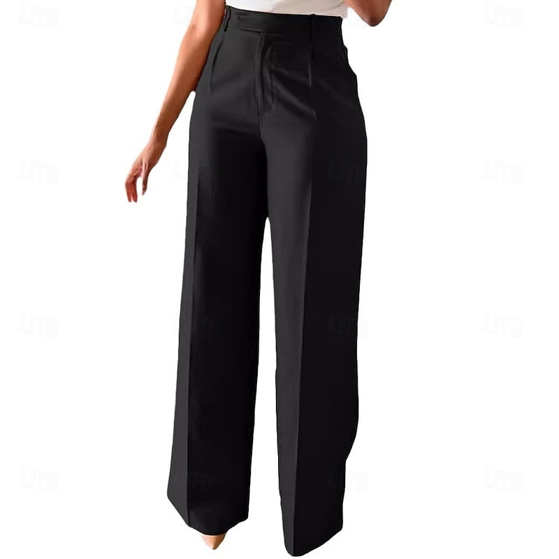 Wendeline | Tailored High-Waist Trousers – front view