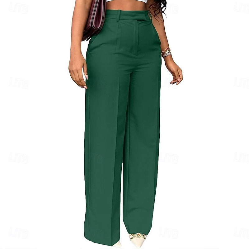 Wendeline | Tailored High-Waist Trousers – front view