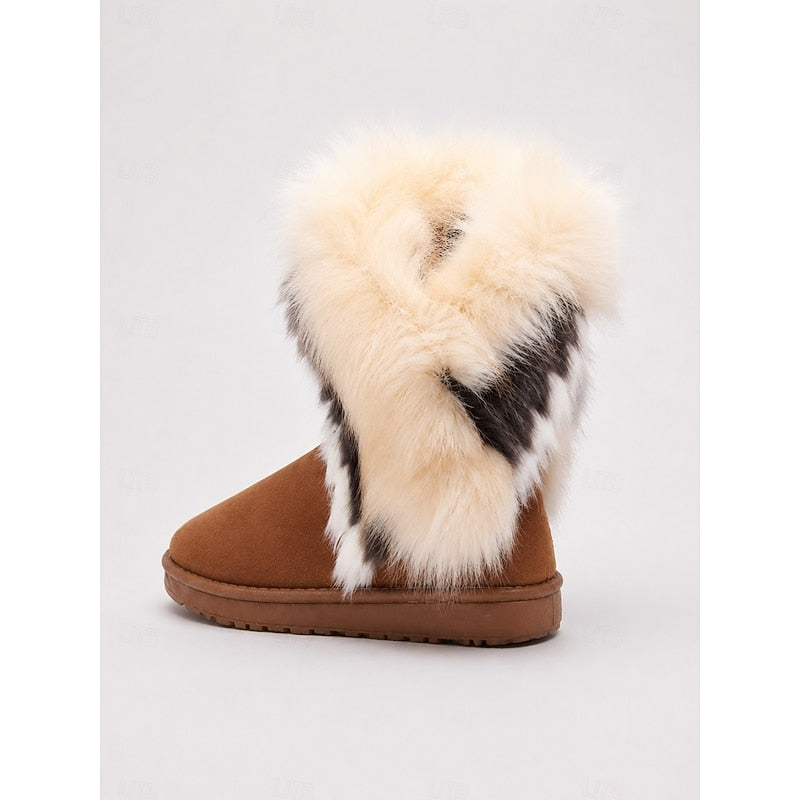 Ramona | Fluffy-Trimmed Winter Boots