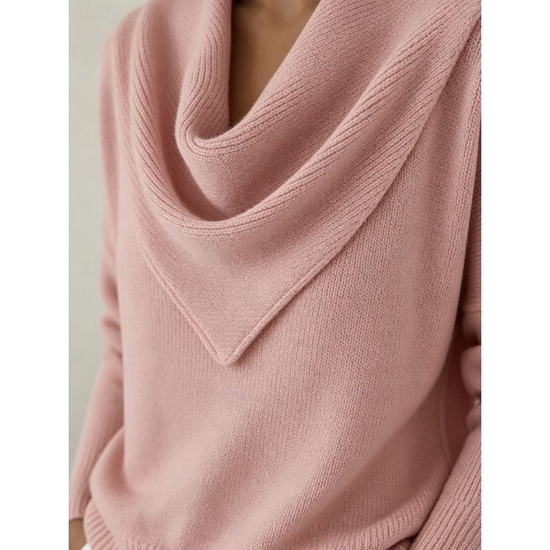Heather | Elegant Cowl-Neck Sweater