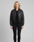 Women's Quilted Bomber Jacket – Modern Fit