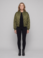 Women's Quilted Bomber Jacket – Modern Fit