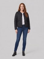 Women's Quilted Jacket – Lightweight, Collarless