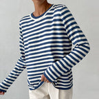 Winifred | Relaxed-Fit Striped Long Sleeve Top