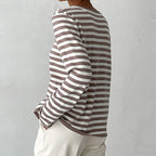 Winifred | Relaxed-Fit Striped Long Sleeve Top