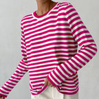 Winifred | Relaxed-Fit Striped Long Sleeve Top