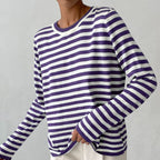 Winifred | Relaxed-Fit Striped Long Sleeve Top