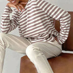 Winifred | Relaxed-Fit Striped Long Sleeve Top