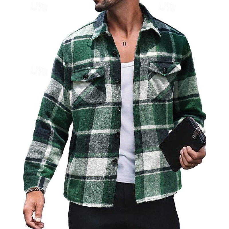 Dawson | Rugged Checked Shirt Jacket