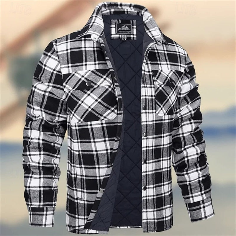 Jonathan | Rugged Quilted Shirt Jacket