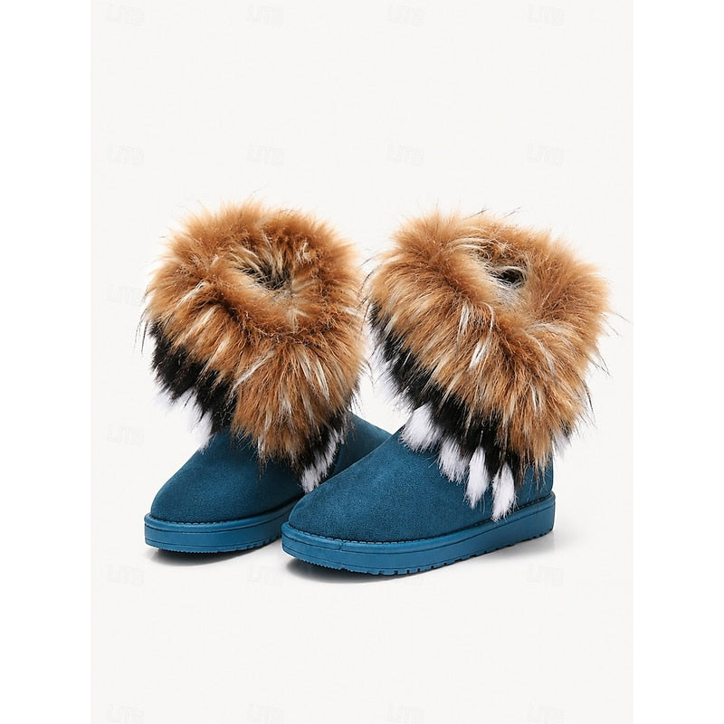 Ramona | Fluffy-Trimmed Winter Boots