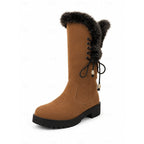 Adriana | Fur-Trimmed Knee-High Winter Boots