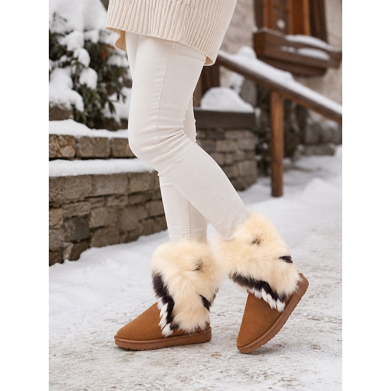 Ramona | Fluffy-Trimmed Winter Boots